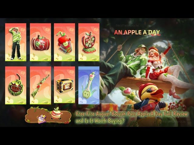 Free Fire Booyah Pass Season 44 — Tema An Apple a Day