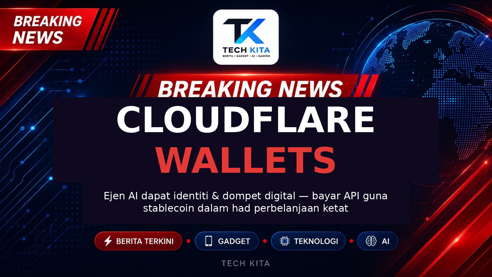 Cloudflare Wallets — dompet digital untuk ejen AI membayar API dan kandungan secara autonomi