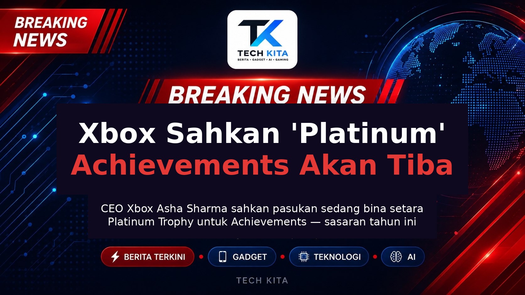 Xbox sahkan setara Platinum Trophy untuk Achievements sedang dibina — sasaran tahun ini