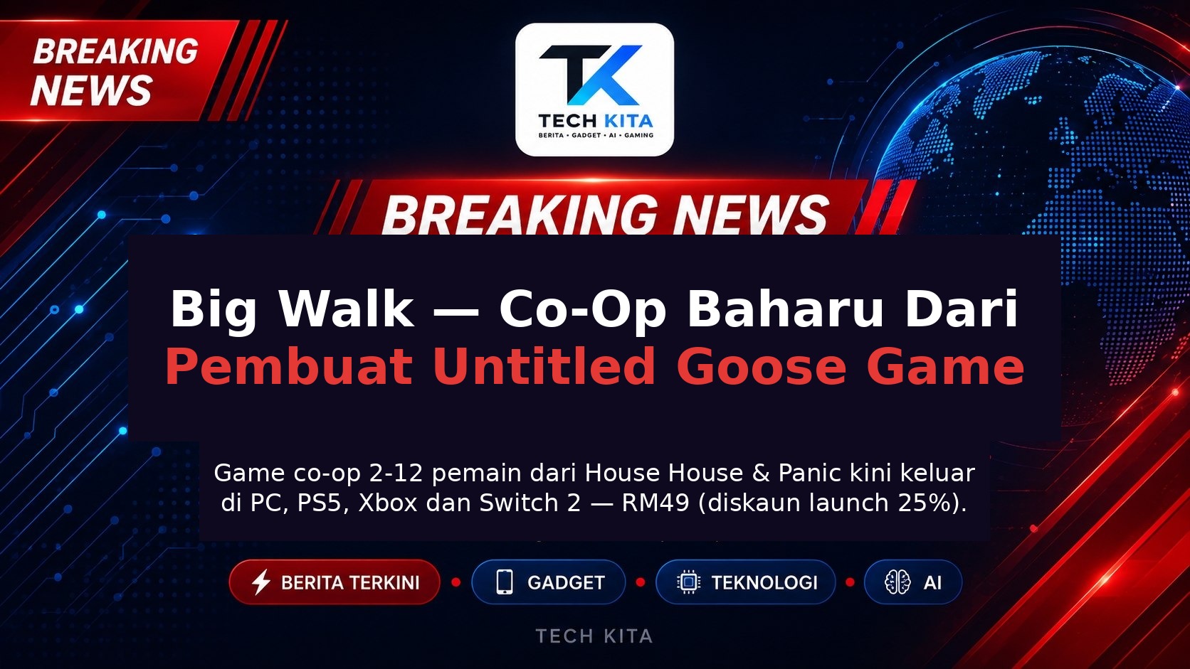 Big Walk — game co-op baharu dari House House dan Panic