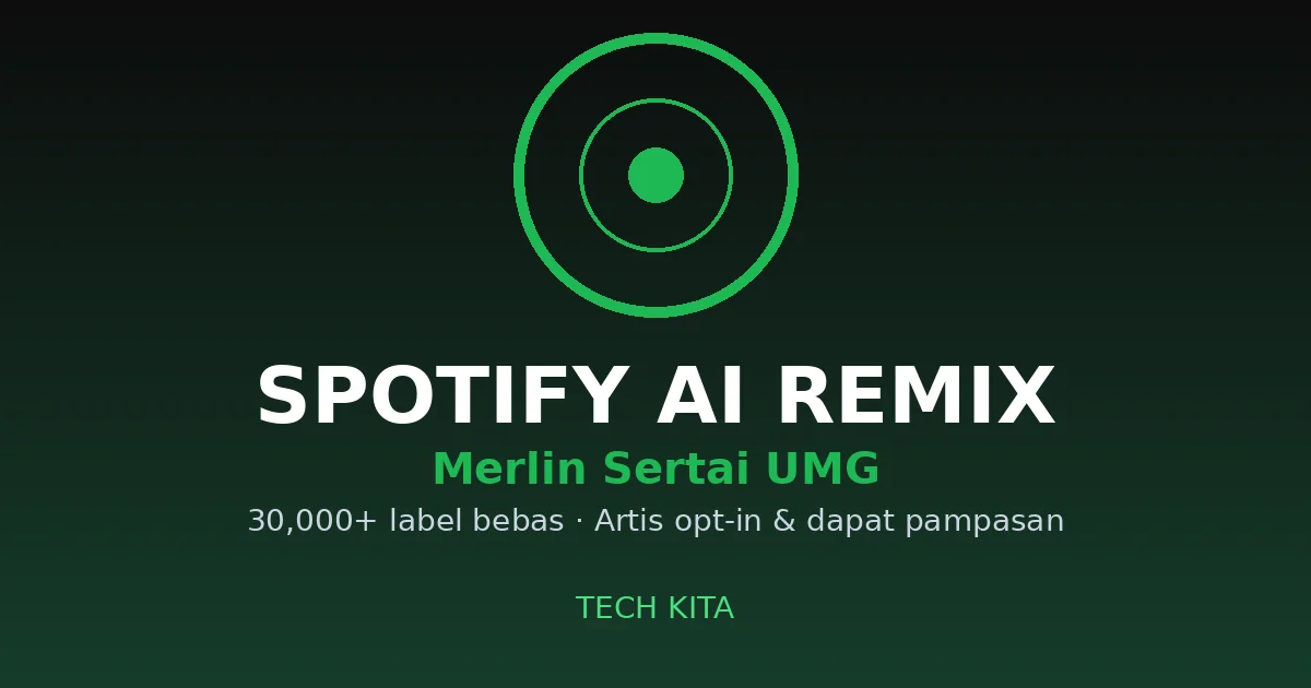 Spotify AI remix & cover — Merlin sertai UMG untuk lesen fan-made remixes